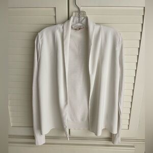 Ted Baker London White Open Women's Cardigan Sweater